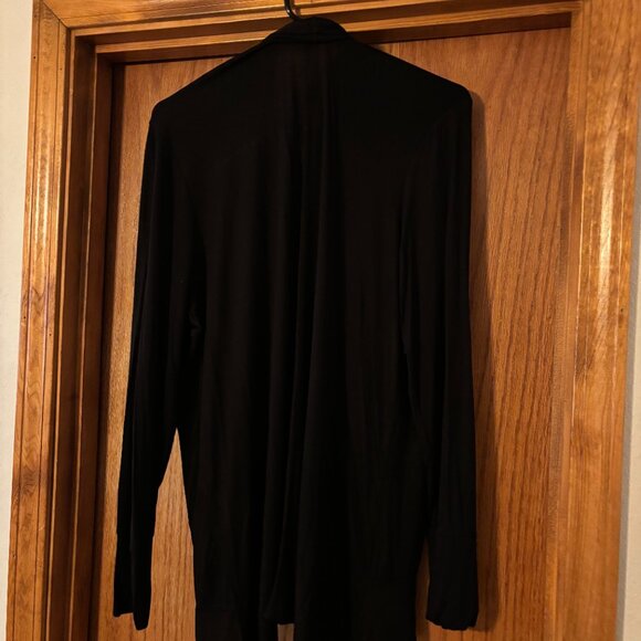 Maurices Slouchy Pocket Cardigan (black) OX - Picture 4 of 4